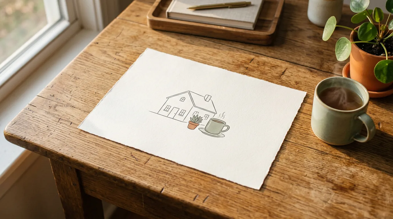 House Portrait & Illustration Print