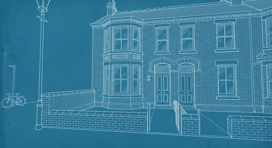 AI-made Blueprint version of the same house